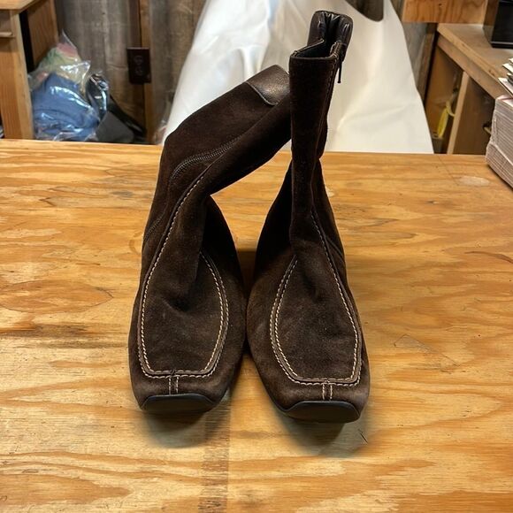 Paul Green brown suede boots - Picture 2 of 16